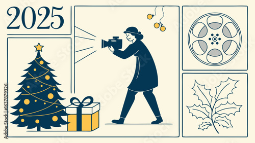2025 Christmas Holiday Filmmaking Scene.