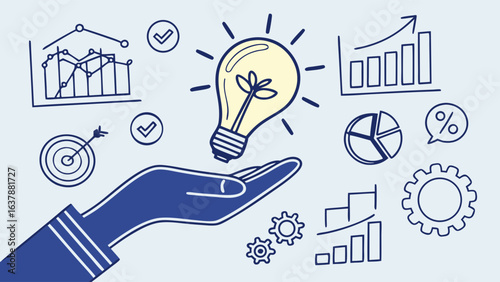 Creative Idea Supported by Data and Business Concepts.