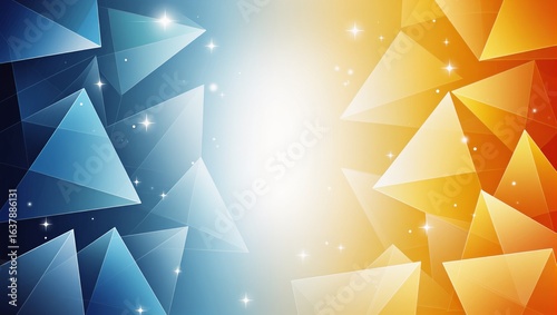 Geometric Triangle Gradient Design