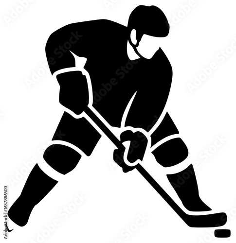 Hockey player scores goal with hockey puck flying through air and goalie making save