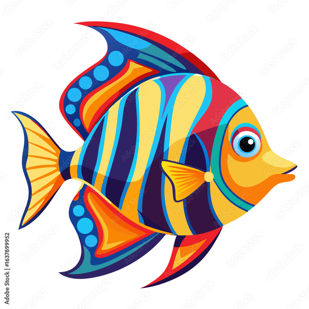 Fototapeta premium fish on a white background