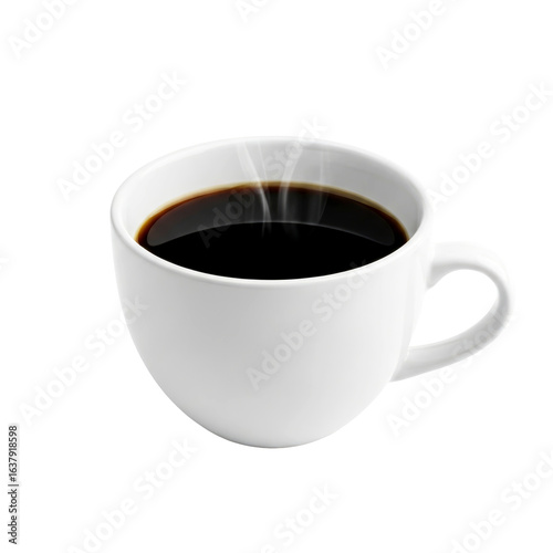 Wallpaper Mural steaming hot coffee in white cup perfect for morning energy Torontodigital.ca