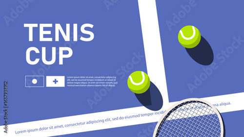 Tennis tournament showcasing energetic matches on a blue court.