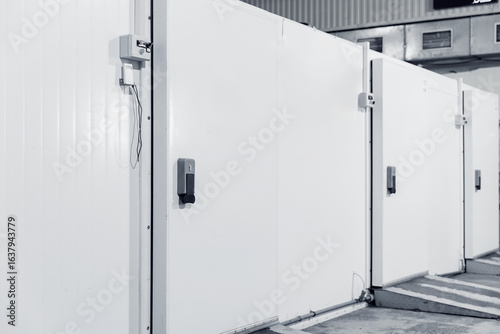 Wallpaper Mural Industrial shock freezing units in confectionery production facility Torontodigital.ca