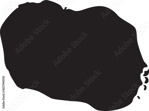 Cook Islands Isolated Vector Map Silhouette