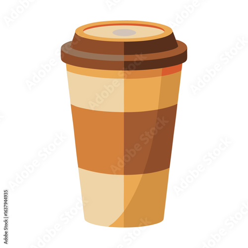 a takeaway coffee paper cup