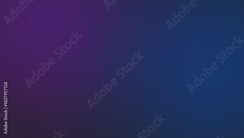 A gradient background featuring a blend of dark blue and purple hues smoothly transitioning across the frame