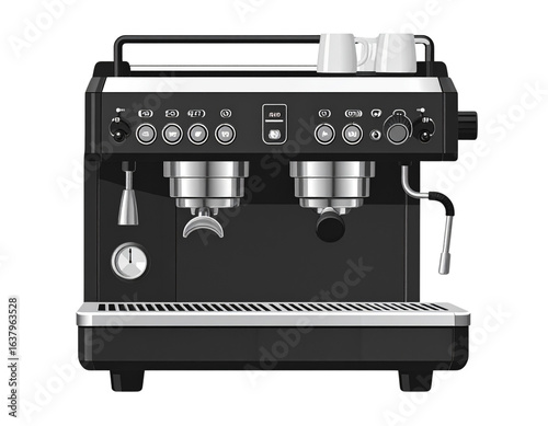 coffee machine isolated on white