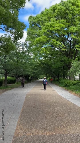 Wallpaper Mural Walking outside garden of Osaka Castle - Osaka, Japan on May 08, 2024 Torontodigital.ca