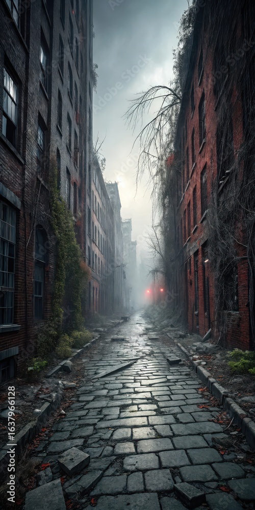 Fototapeta premium old town street