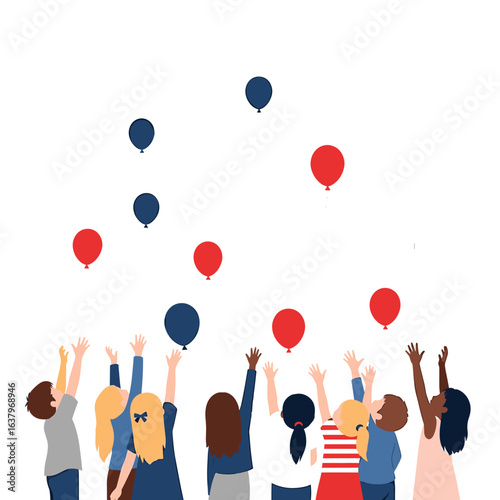 A joyful man leaps while holding and waving the Indonesian flag high in the air.