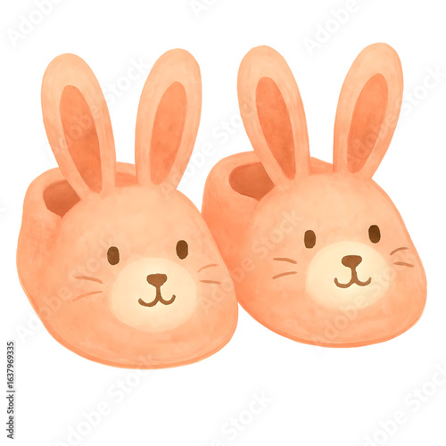 fluffy bunny slippers with cute ears
