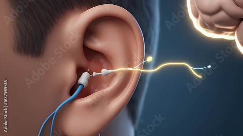 Innovative 3D Animation of Ear Implant Technology in Medical Science Environment