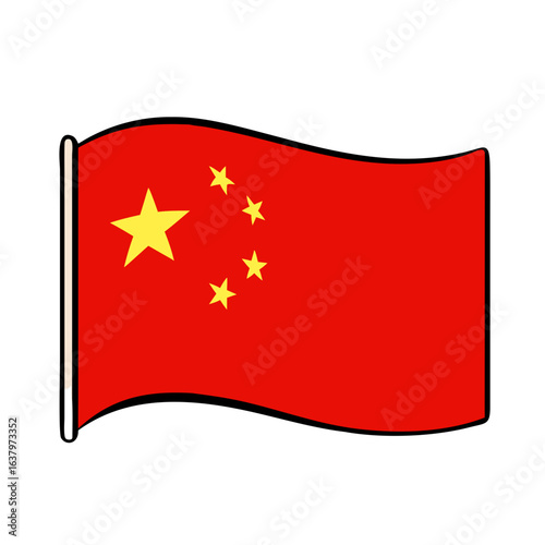 The National Flag Of The China
