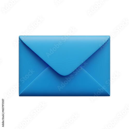 Free Download A blue envelope icon on a transparent background - GFXLoad