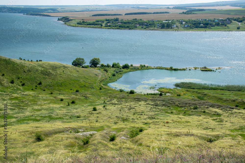 Beautiful landscape view from hills Beautiful landscape view from hills