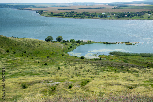 Beautiful landscape view from hills 