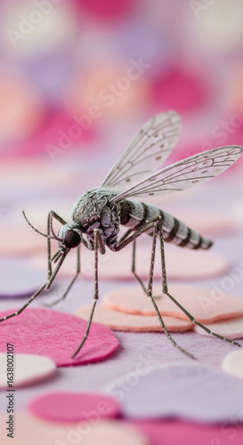 close up of a mosquito