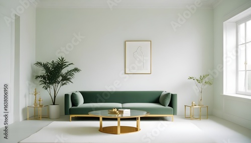 Photo interior modern design room 3d illustration