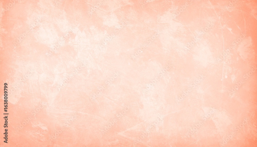 Fototapeta premium Peach textured background with soft tonal variation—evoking warmth, gentleness, and emotional subtlety in minimalist abstract visual storytelling.