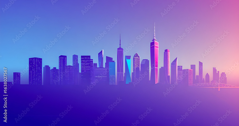 Obraz premium city in the night