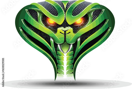 Snake head graphic design