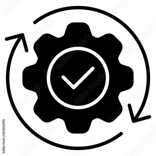 Iteration glyph icon