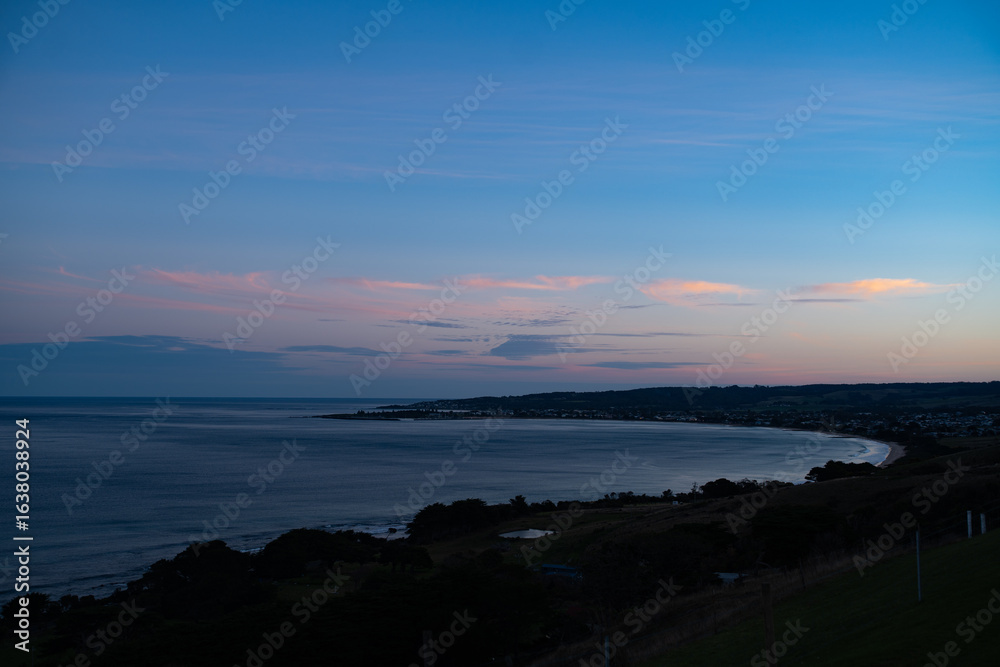 Fototapeta premium Apollo Bay, Great Ocean Road, Australia, Victoria,Bay View