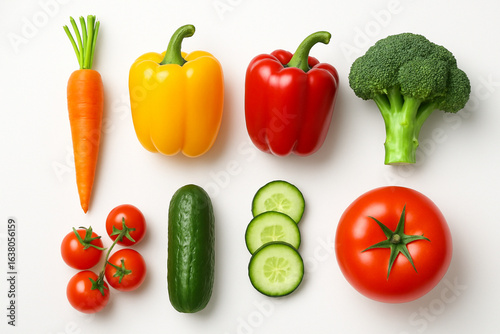 set of vegetables