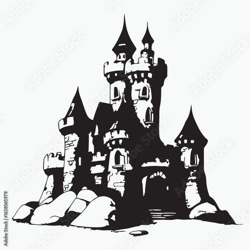 castle in the night