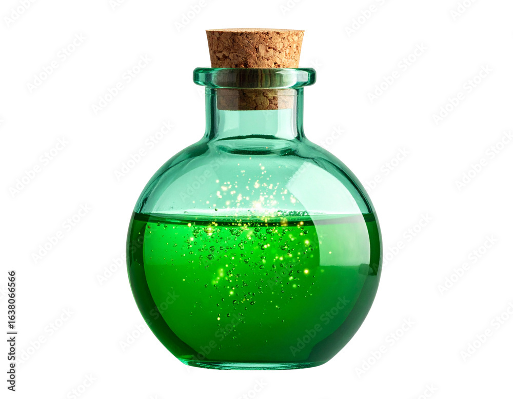 green bottle isolated on white background green bottle isolated on white background