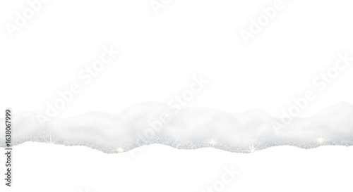 Snowdrift isolated PNG with Transparent Background