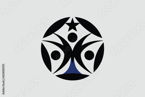 Manager icon set. Containing leadership, supervision, hiring, coaching, management, development, organization, teamwork and delegation icons. Solid icons collection. Vector illustration.