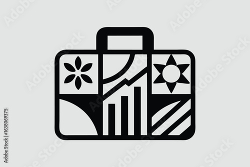Manager icon set. Containing leadership, supervision, hiring, coaching, management, development, organization, teamwork and delegation icons. Solid icons collection. Vector illustration.