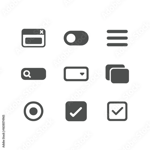 UI Components Icons