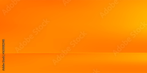 Orange stucco wall background gradient vector , abstract gradient studio and wall texture vector and illustration