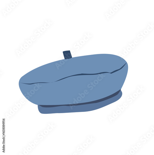 Stylish women hat. Fashion female beret,painter's hat
