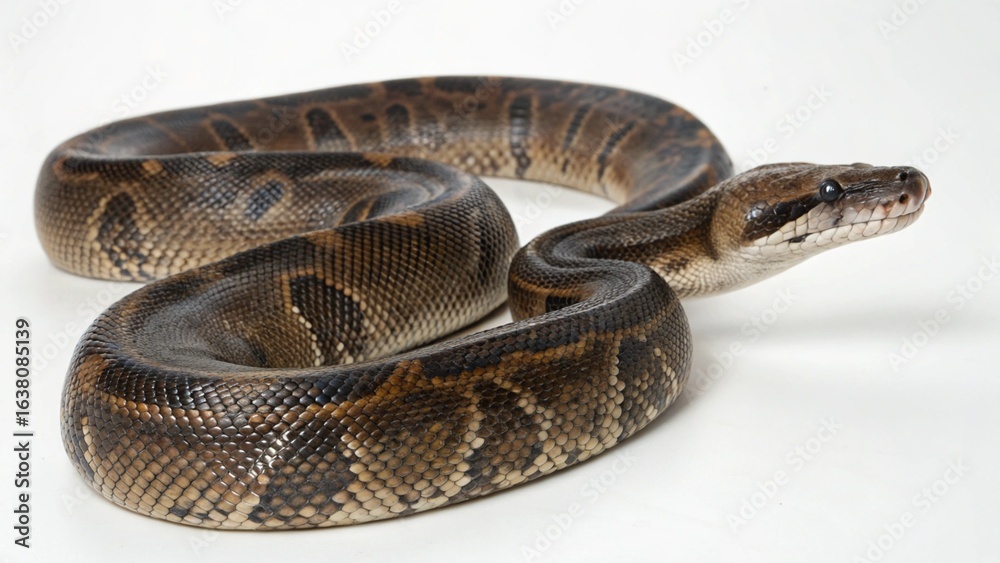 Obraz premium IMG Boa Constrictor on studio background