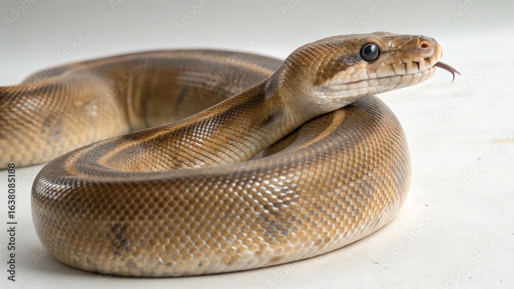 Fototapeta premium IMG Boa Constrictor on studio background