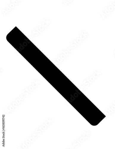 Simple black silhouette delete icon for lucid origin