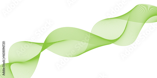 Multicolor gradient wave lines vector background, twisted curve lines and blend effect, frequency sound wave lines, 3d contour line patterned background illustration.