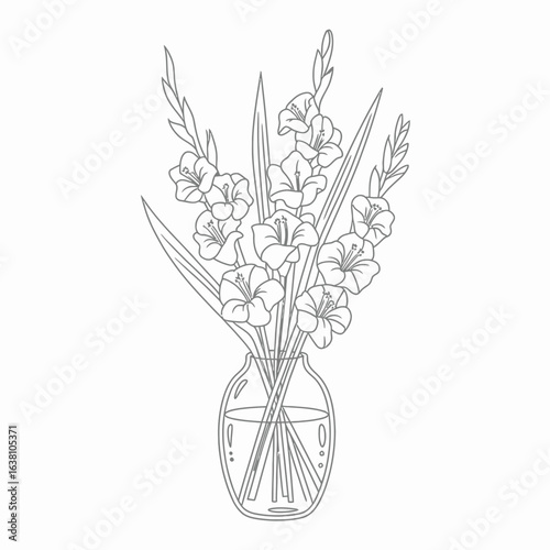 vase with flowers