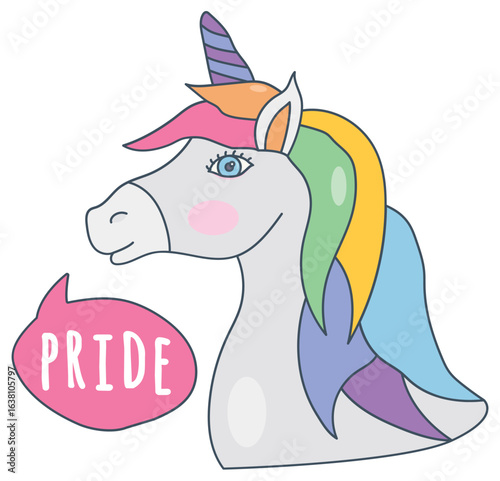 Rainbow colors LGBTQ+ Pride 