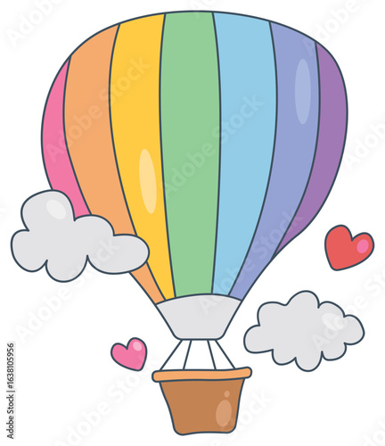Rainbow colors LGBTQ+ Pride 
