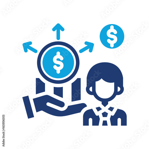 Impact Investment mixed color icon