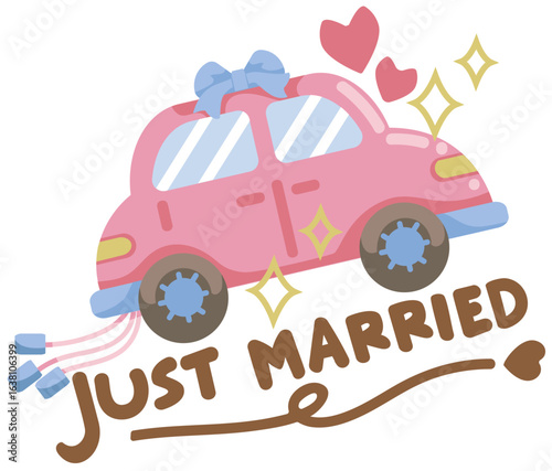  a popular decoration used to celebrate a newly married couple. 