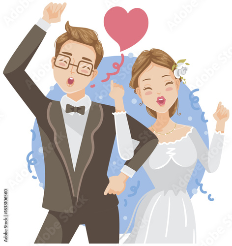  a ceremony where two people are united in marriage