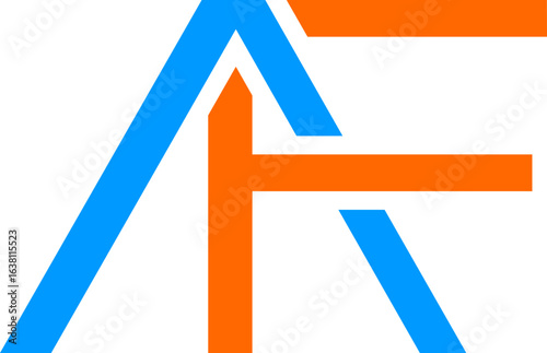 Free Download Initial AF Letter Stylish Logo Design - GFXLoad