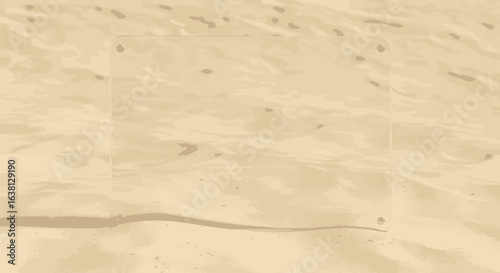 Abstract vector illustration of a sandy desert texture with subtle details. Minimalist background concept.