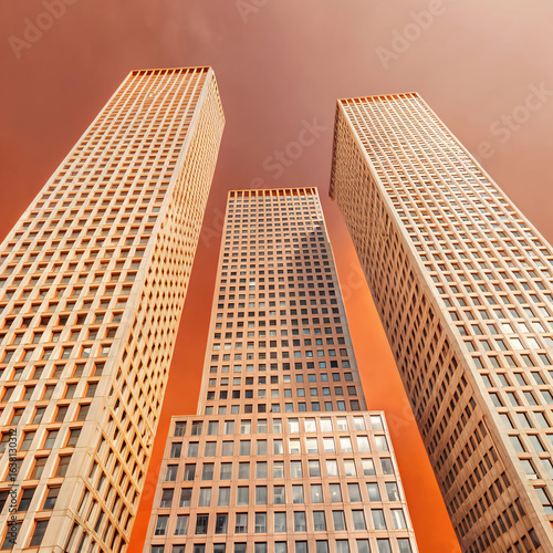 modern building in hong kong